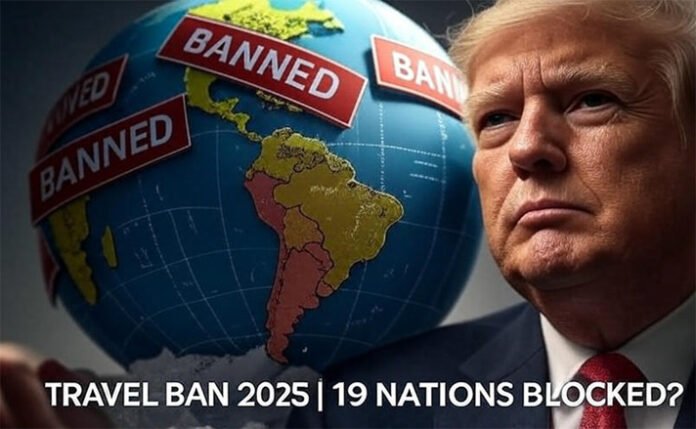 Trump's-latest-travel-ban-i Trump’s latest travel ban is now live—19 countries including many Muslim nations are blocked from entering the US. Know who’s affected and why this move is sparking global outrage.