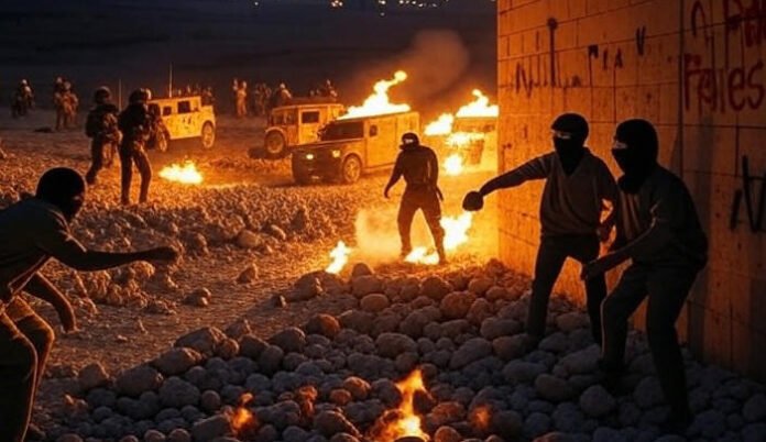 West-Bank-violence-2025 “West Bank on edge: Settlers torch IDF base, kill 3 Palestinians in deadly rampage. Netanyahu, Ben-Gvir, and Lapid break silence. Read the full timeline.”