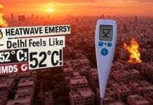 Fire Rains from the Sky as North India Sizzles in Record-Breaking Heat Delhi heatwave 2025: Locals battle 52°C heat under blazing sun