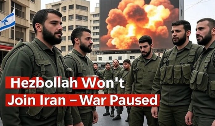 hezbollah-wont-fight-after- After U.S. hits Iran’s nuclear facilities, Hezbollah declares it will not join the fight unless regional developments escalate further
