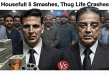 Box Office Clash Heats Up: ‘Housefull 5’ Soars, ‘Thug Life’ Fades, and Other Films Hold Their Ground Akshay Kumar’s Housefull 5 rules the box office with ₹87 Cr! Kamal Haasan’s Thug Life dips hard – Don’t miss the full weekend report!
