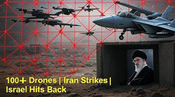 100+ Iranian Drones Attack Israel – Top IRGC Generals Killed in Airstrikes