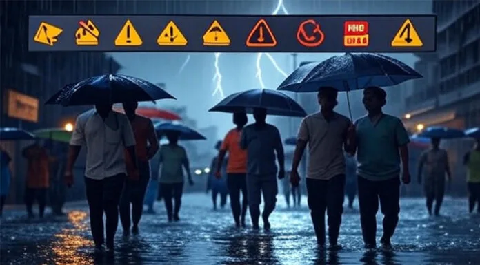 monsoon-alert-india-heavy-r IMD forecasts more rain, thunder, and scorching heat. States on edge as monsoon reshapes daily life.