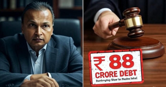 nclt-bankruptcy-reliance-in Anil Ambani's Reliance Infrastructure faces bankruptcy as NCLT admits insolvency plea for ₹88 crore dues. Find out what this means for investors and the company’s future.