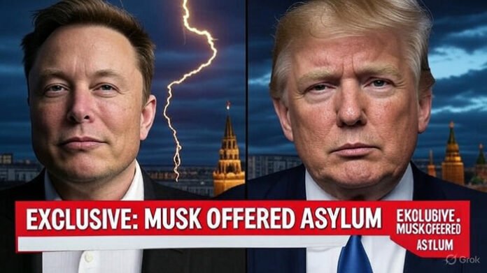 ussia-offers-asylum-to-elon After a messy fallout with US President Trump, Elon Musk receives a jaw-dropping offer from Russia. Read full details of the asylum drama