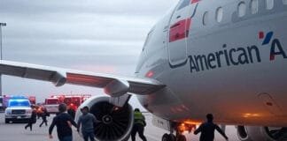 Fire on American Airlines Boeing 737 MAX 8: Swift Evacuation Averts Tragedy at Denver Airport Fire on American Airlines Boeing 737 MAX 8