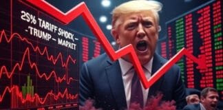 Trump’s 25% Tariff Bomb Crashes Stock Market: Sensex Down 786 Points, Nifty Sinks Below 24,650 Stock market live updates Trump tariff