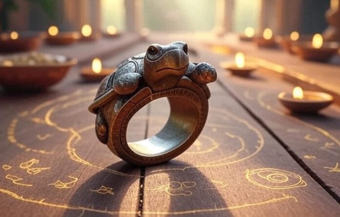 Turtle ring benefits in Gemology and astrology