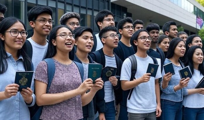 us-student-visa-2025-applic New visa rules just dropped: US opens gates for international students but warns of strict screenings. Social media review is now mandatory.