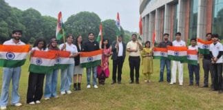 एमिटी विश्वविद्यालय जयपुर में ‘हर घर तिरंगा’ अभियान के अंतर्गत डॉ. डी. पी. शर्मा का प्रेरक संबोधन