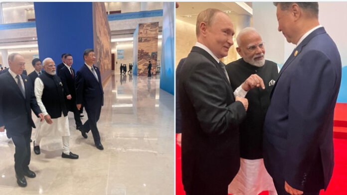 PM-Modi-warns-against-terro PM Modi warns against terrorism, meets Putin & Xi in Tianjin