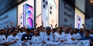 iPhone 17 Launch in India: Long Queues Outside Apple Stores in Delhi and Mumbai