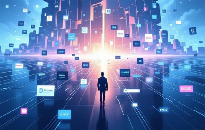 AWS-data-center-during-glob AWS data center during global cloud outage affecting internet services