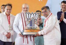 Amit Shah in Mumbai: BJP No Longer Needs Allies in Maharashtra Amit Shah addressing BJP supporters during Mumbai event, October 28, 2025, BJP Maharashtra headquarters ceremony.