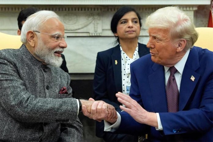 India-US trade meeting with officials discussing oil and energy cooperation, October 2025