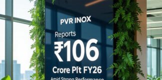 PVR INOX Reports ₹106 Crore Profit in Q2 FY26 Amid Strong Performance PVR INOX executives announcing quarterly financial results.
