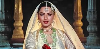 Rekha’s “Umrao Jaan” Returns to the Big Screen — A Restored Gem to Shine at Red Sea Film Festival 2025 Rekha as Umrao Jaan in 4K restored film screening poster