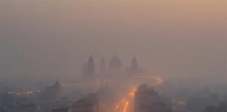 Delhi Chokes Again: Diwali 2025 Triggers Worst Air Quality in Three Years Despite Crackers Ban Smog-filled Delhi skyline after Diwali 2025 fireworks