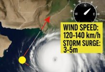 Cyclone Montha Approaches Andhra Pradesh Coast — IMD Warns of Extremely Heavy Rainfall Cyclone Montha approaching Andhra Pradesh coast as IMD issues extreme rainfall warning — satellite view over Bay of Bengal