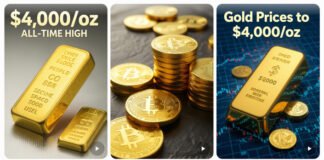 Gold Hits Historic High of $4,000 per Ounce Amid Global Market Uncertainty