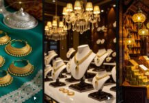 Gold Prices Hold Steady on Dhanteras 2025 Amid High Demand Gold coins and jewelry displayed for sale during Dhanteras 2025.