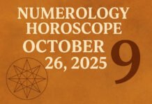 Numerology Horoscope for October 26, 2025: A Day of Balance, Destiny, and Awakening Numerology horoscope October 26 2025, number 9 vibration meaning, numerology chart, spiritual numbers prediction