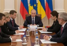 Russia-Ukraine Standoff Intensifies: EU Steps Up Mediation Efforts EU diplomats meeting with Russian and Ukrainian officials to discuss peace negotiations in 2025