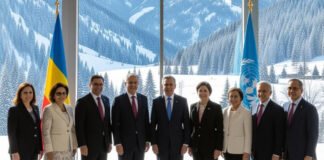 UN Climate Summit 2025 — Global Leaders Pledge “Net Zero 2050 + 10” Action Plan Amid Rising Disasters world leaders pose at UN Climate Summit 2025 in Geneva announcing Net Zero 2050 plus 10 action plan