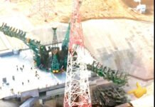 Baikonur Launch Pad Severely Damaged After Soyuz Liftoff, Threatening Russia’s Manned Space Missions Flames engulf the Baikonur Cosmodrome Launch Pad 31 during the Soyuz MS-28 liftoff.