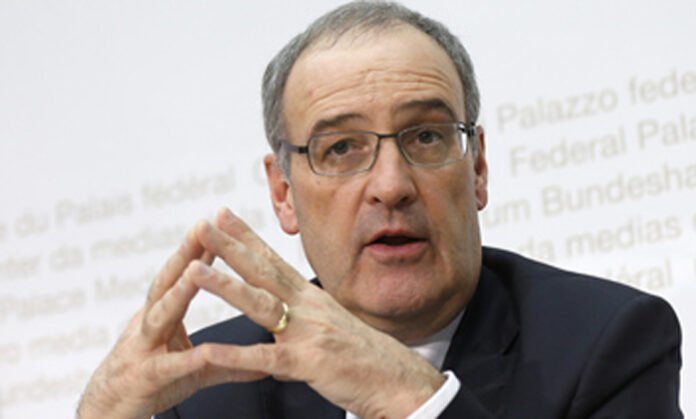 Swiss Economy Minister Guy Parmelin