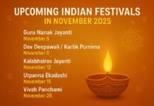 Indian Festivals List November 2025 (From November 3 Onwards) Indian Festivals List November 2025
