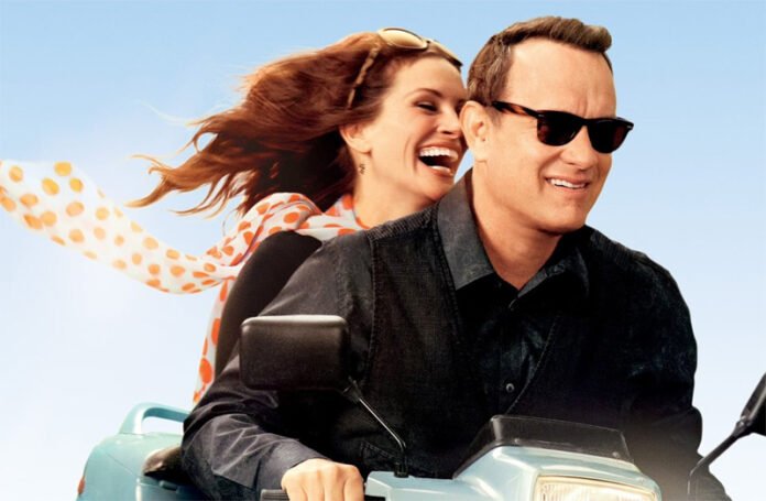 Julia Roberts and Tom Hanks promoting their new films streaming on Amazon Prime Video this weekend.