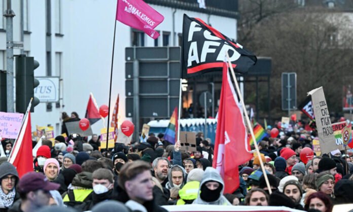 Mass Protests in Berlin Against AfD Youth Wing Launch Thousands march in Berlin protesting the AfD youth wing launch