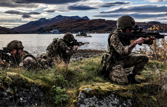 NATO troops during large-scale Steadfast Defender 2025 military drills as Russia warns of “grave consequences” amid escalating tensions.