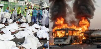 Saudi Bus Crash Kills 45 Indian Pilgrims; 18 from Hyderabad Family Among Victims Mecca Bus Accident Tragedy: 45 Indian Pilgrims Dead, Hyderabad Families in Mourning