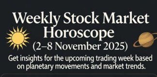 Weekly Stock Market Horoscope (2–8 November 2025): Planetary Shifts Indicate Volatility & Hidden Gains Weekly Stock Market Horoscope (2–8 November 2025)