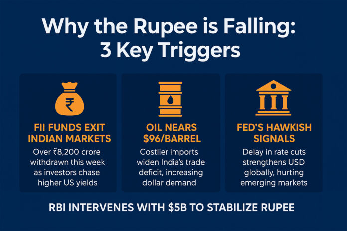 “Why the Rupee is Falling: 3 Key Triggers”