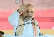 Amit Shah Warns of ‘Jungle-Raj’ Return if RJD Wins Bihar, Calls for NDA Unity Amit Shah addressing a massive crowd in Patna warning voters against the return of jungle-raj under RJD rule.