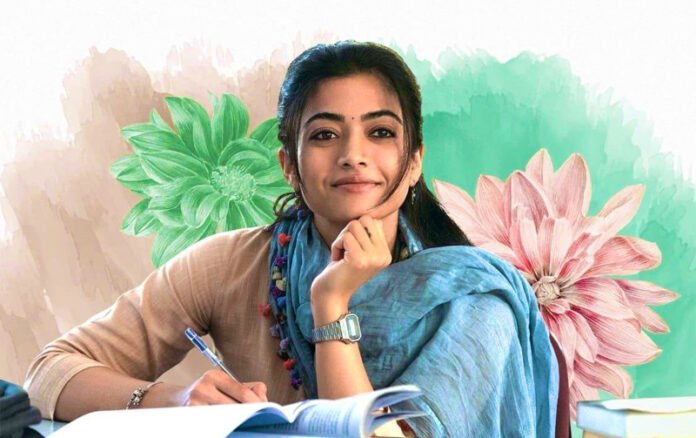 Rashmika Mandanna and Dheekshith Shetty in The Girlfriend (2025), Rahul Ravindran’s romantic drama exploring love and self-discovery in modern India.