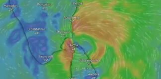 Cyclone Ditwah Slams Toward Tamil Nadu: Schools Shut, 50,000 Evacuated as IMD Issues Red Alert Cyclone Ditwah approaching Tamil Nadu coastline amid mass evacuations