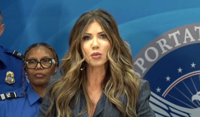 Kristi Noem - USA Homeland Security Secretary