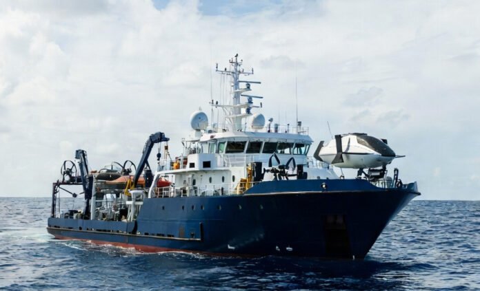 Ocean Infinity vessel preparing for renewed MH370 deep-ocean search mission in the Indian Ocean