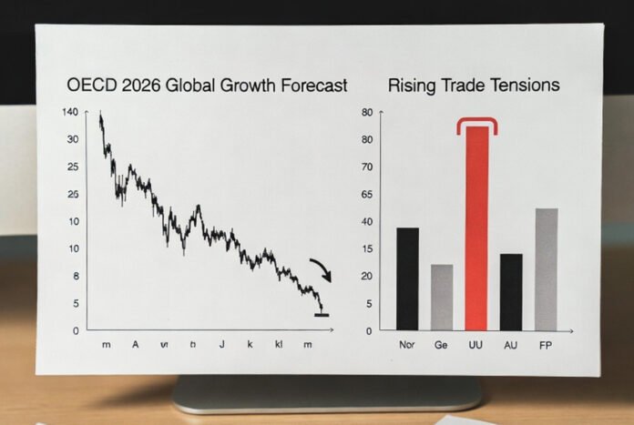 OECD 2026 Global Growth and Trade Risk Report OECD Economic Outlook 2026 global growth forecast and trade tension warning