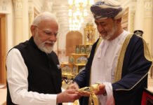 PM Modi Receives Oman’s Highest Civilian Honor ‘Order of Oman’ for Strengthening Bilateral Ties PM Narendra Modi receives Order of Oman from Sultan Haitham in Muscat