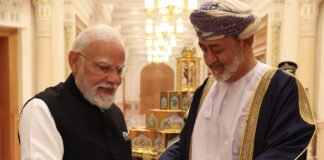PM Modi Receives Oman’s Highest Civilian Honor ‘Order of Oman’ for Strengthening Bilateral Ties PM Narendra Modi receives Order of Oman from Sultan Haitham in Muscat