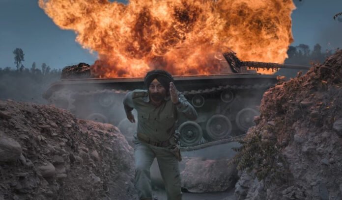 Border 2 teaser scene featuring Sunny Deol in Indian Army uniform