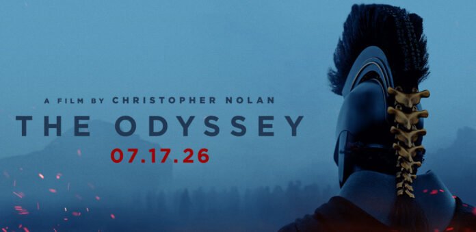 Christopher Nolan The Odyssey new poster shot entirely on IMAX film cameras