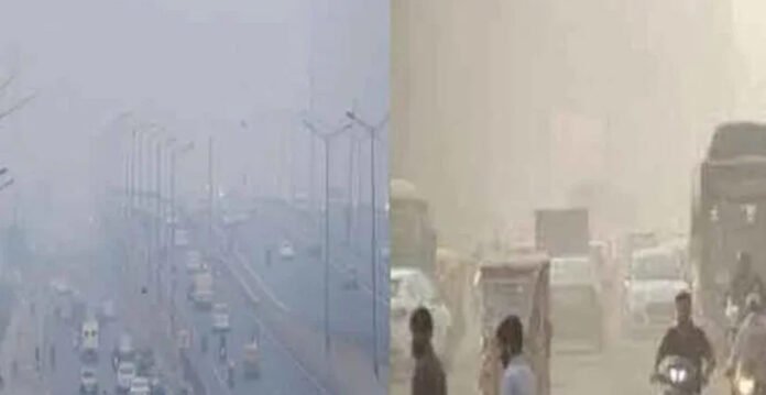 Dense fog blankets Delhi roads with low visibility and heavy pollution on December 31, 2025