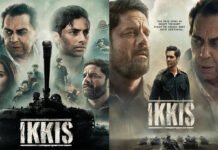 Dharmendra’s Last Film ‘Ikkis’ First Review Out: Agastya Nanda Shines in Emotional Tribute Dharmendra and Agastya Nanda at Ikkis special screening, Bollywood actors on red carpet