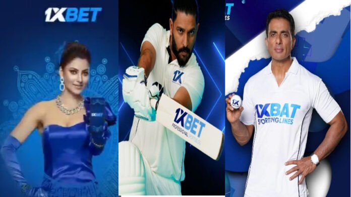 ED action in 1xBet betting app case involving Urvashi Rautela, Sonu Sood, and Yuvraj Singh